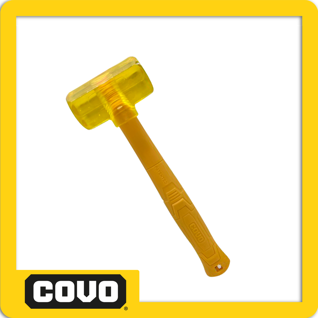 Martillo de hule 500gr mango 12"