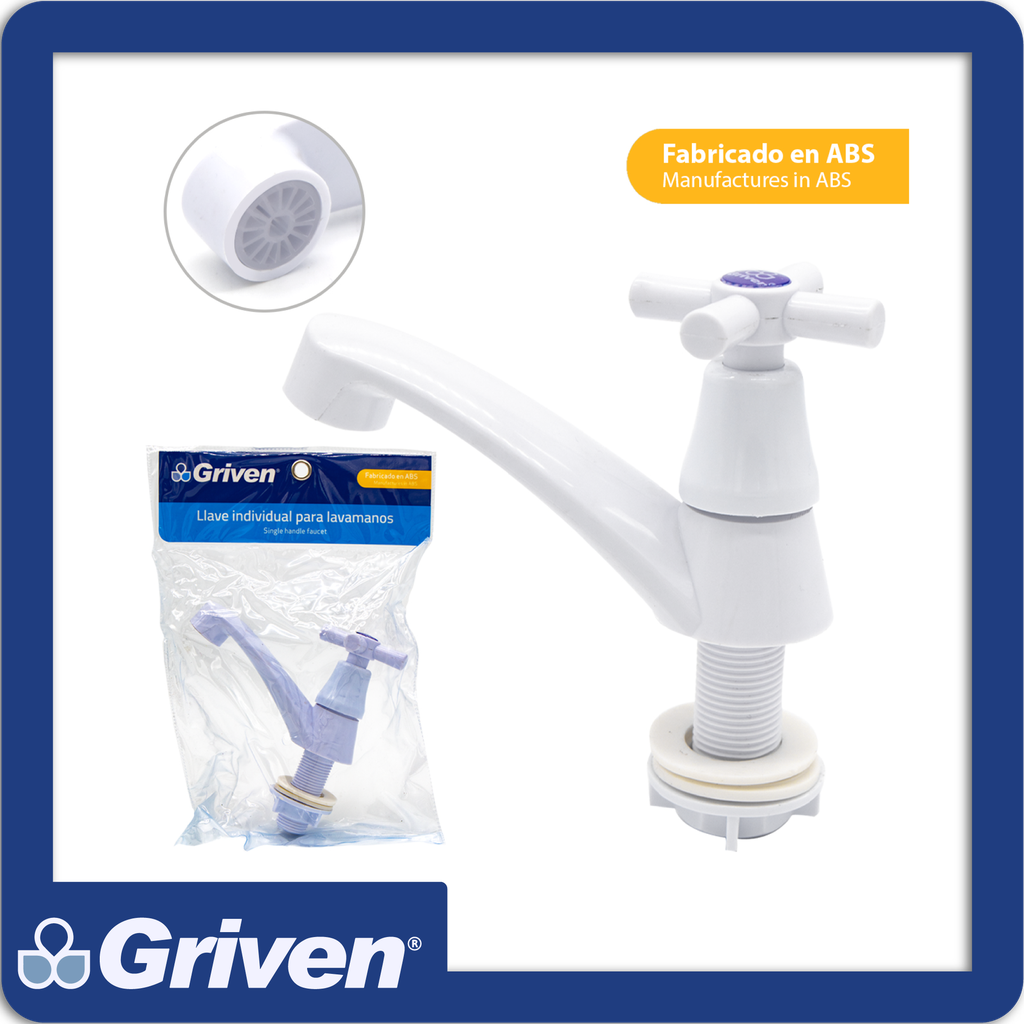 Llave individual para lavamanos