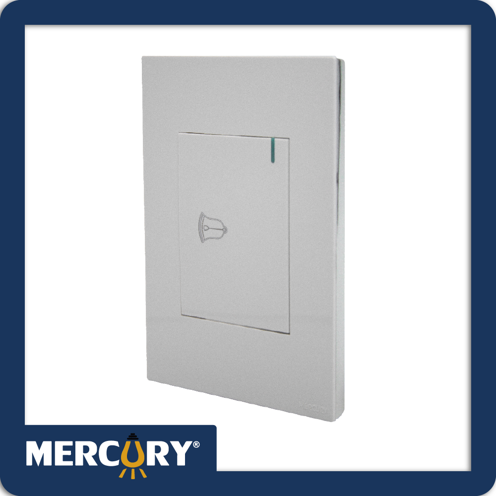 Pulsador sencillo white luxury