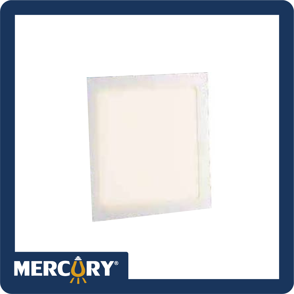 Panel led cuadrado 6w 4 luz calida 3000k incrustar