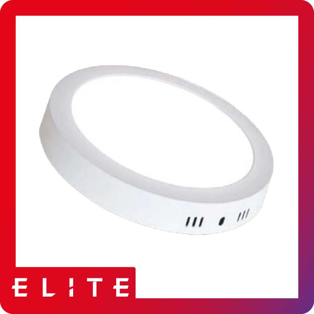 Panel led elite sobreponer 6w 4pulg blanco redondo