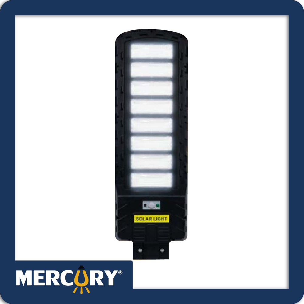 Luminaria solar led alumbrado publico 400w 6500k c/sensor