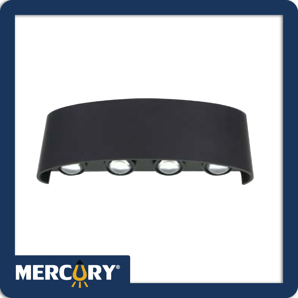 [IDL74] Aplique led up&down 8w negro 3000k