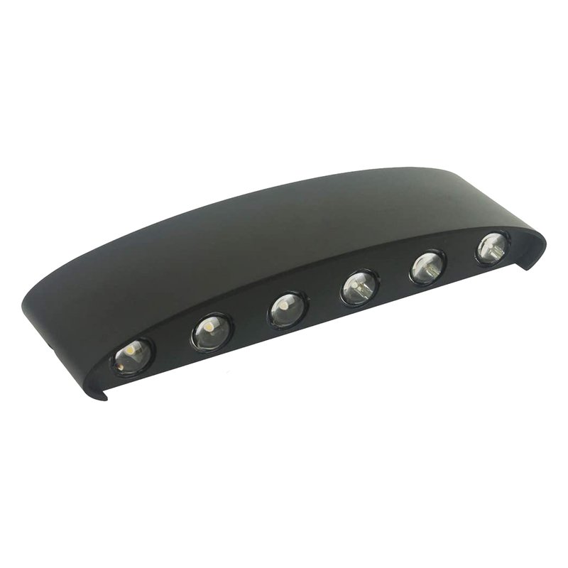 [IDL76] Aplique led up&down 12w negro 3000k