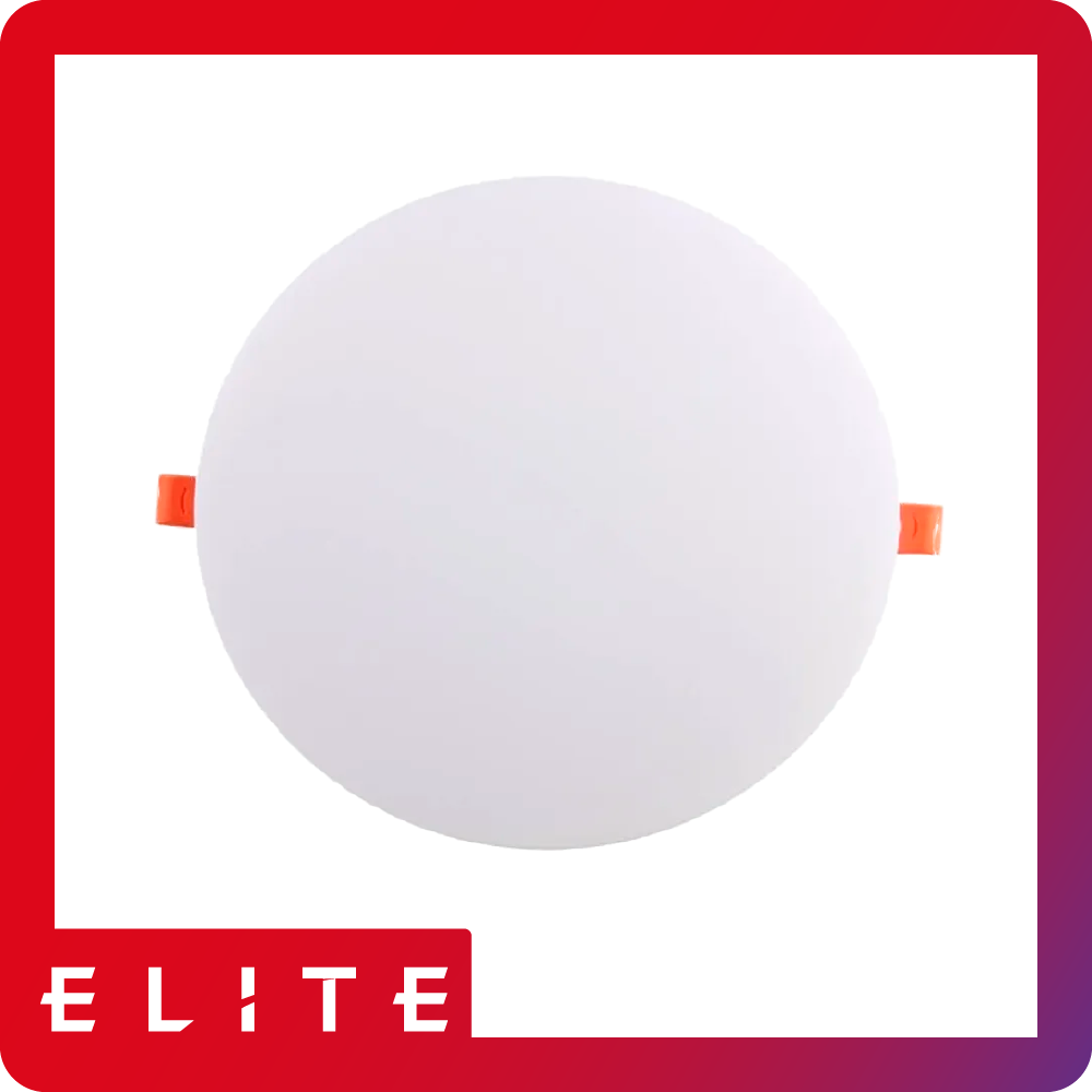 Panel led frameless elite redondo 36w incrustar 6500k