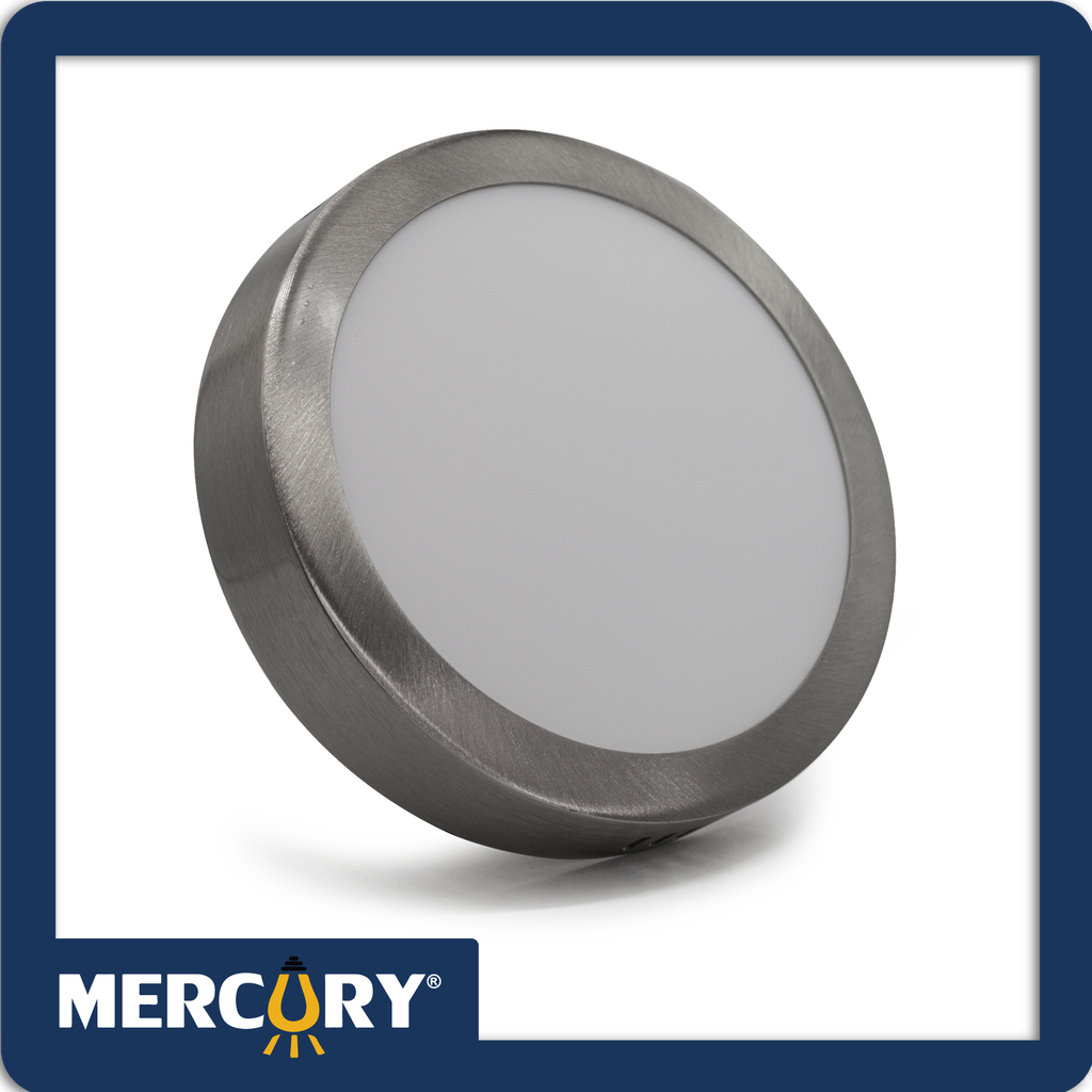 Panel led satin sobreponer 24w/10" 6500k redondo