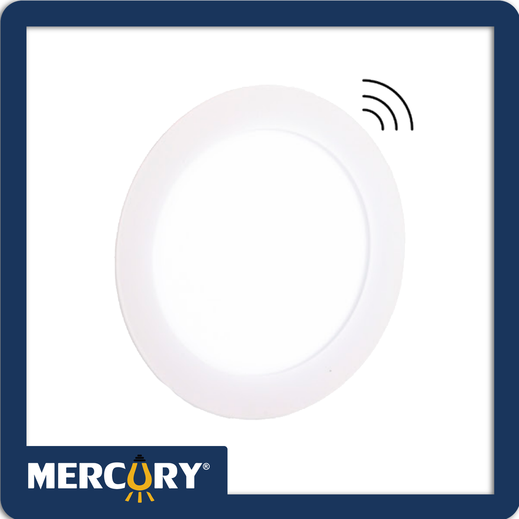 Panel led sensor incrustar 18w 6500k redono