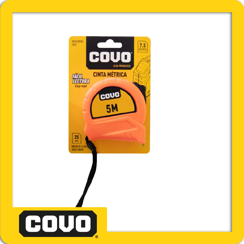 Flexometro 5m plas neon unidad naranja