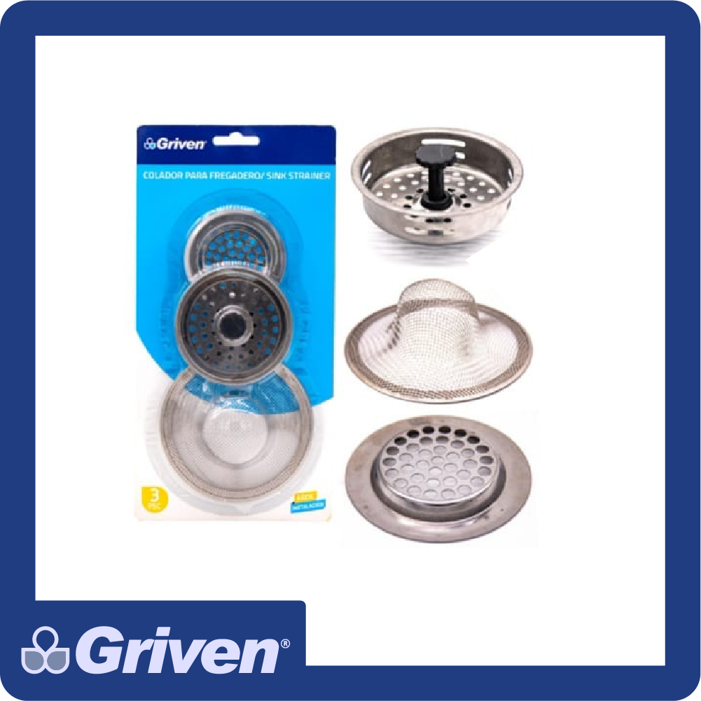 [A018-ZJ3013] Juego p/filtro colador para sifon 3 pzas