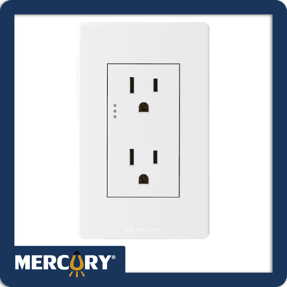 Toma doble polo t mercury linea plus