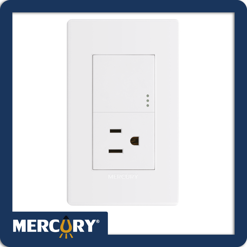 Toma+ interruptor mercury linea plus
