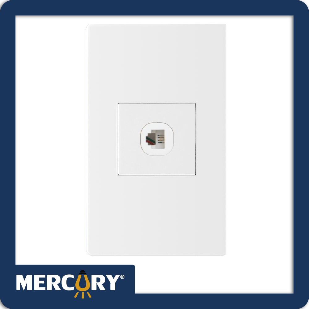 Toma telefono rj11 mercury linea plus