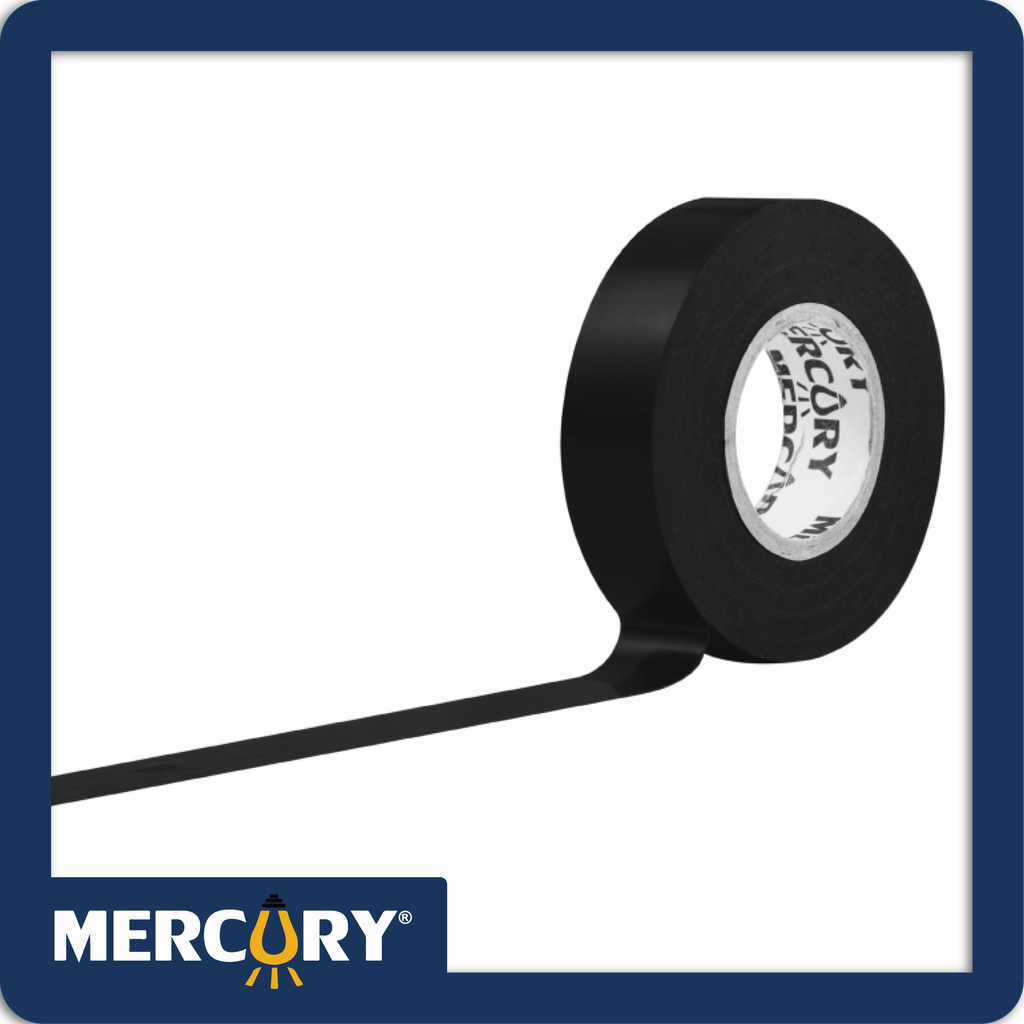[ECA14] Cinta aislante 15m negra mercury certificacion ul