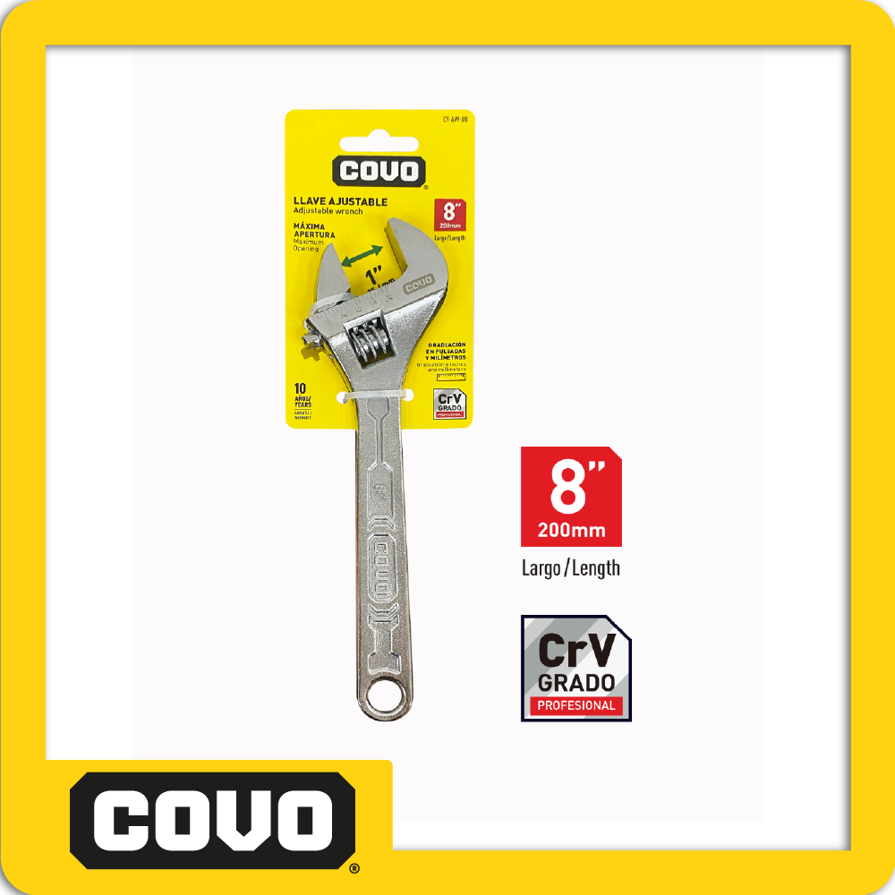 Llave de ajuste 8 pulgadas