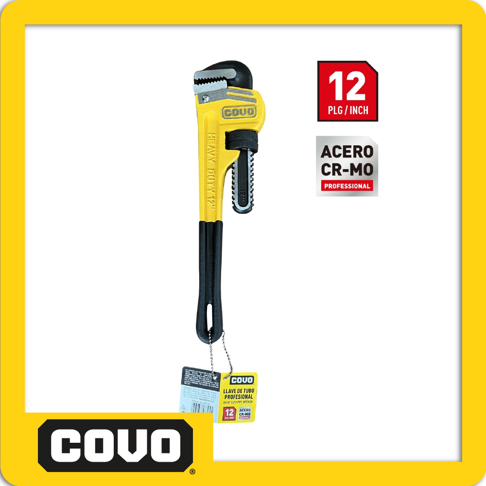 [CV-PW0112C] Llave de tubo industrial 12 pulgadas