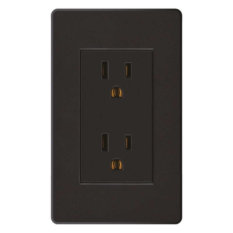 Toma doble polo t mercury linea plus negro