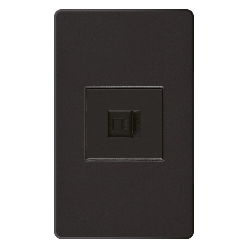 Toma rj45 pc mercury linea plus negro