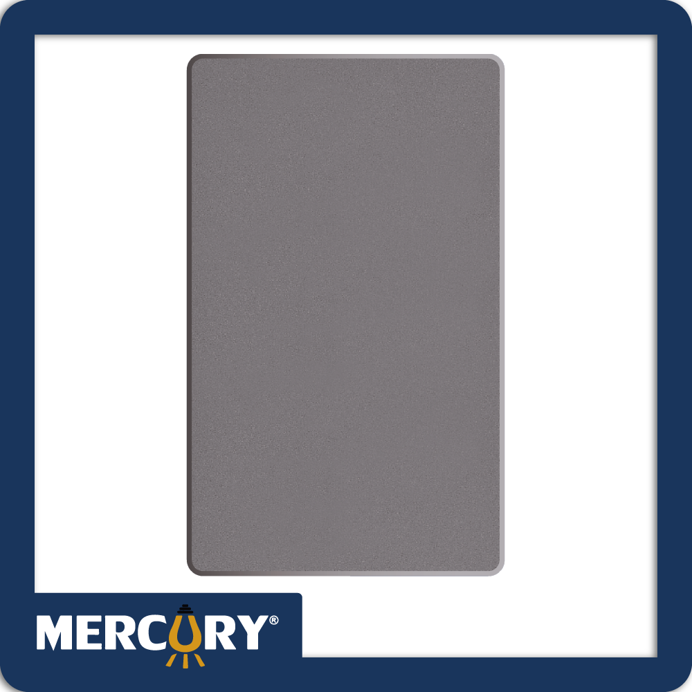 Placa ciega mercury linea plus silver