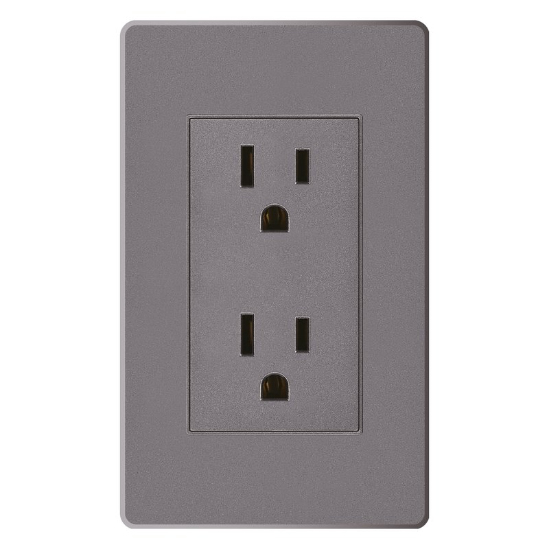 Toma doble polo t mercury linea plus silver