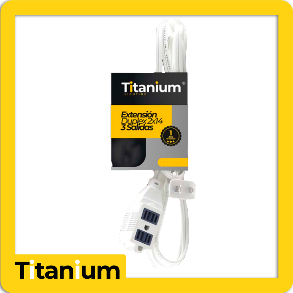 [ECA42] Extension duplex 2x14 15ft (5m aprox) linea hogar