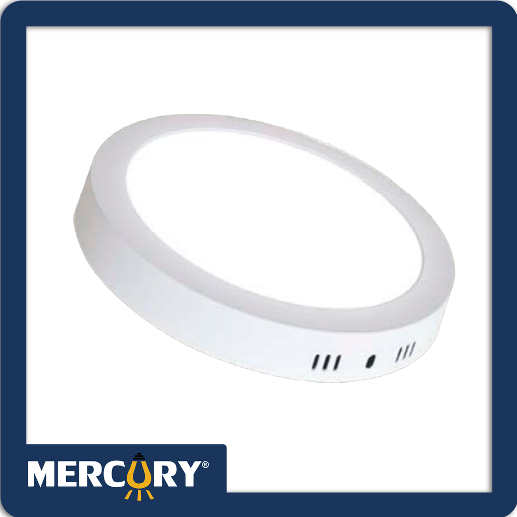 Panel led sobreponer 24w 10" blanco redondo