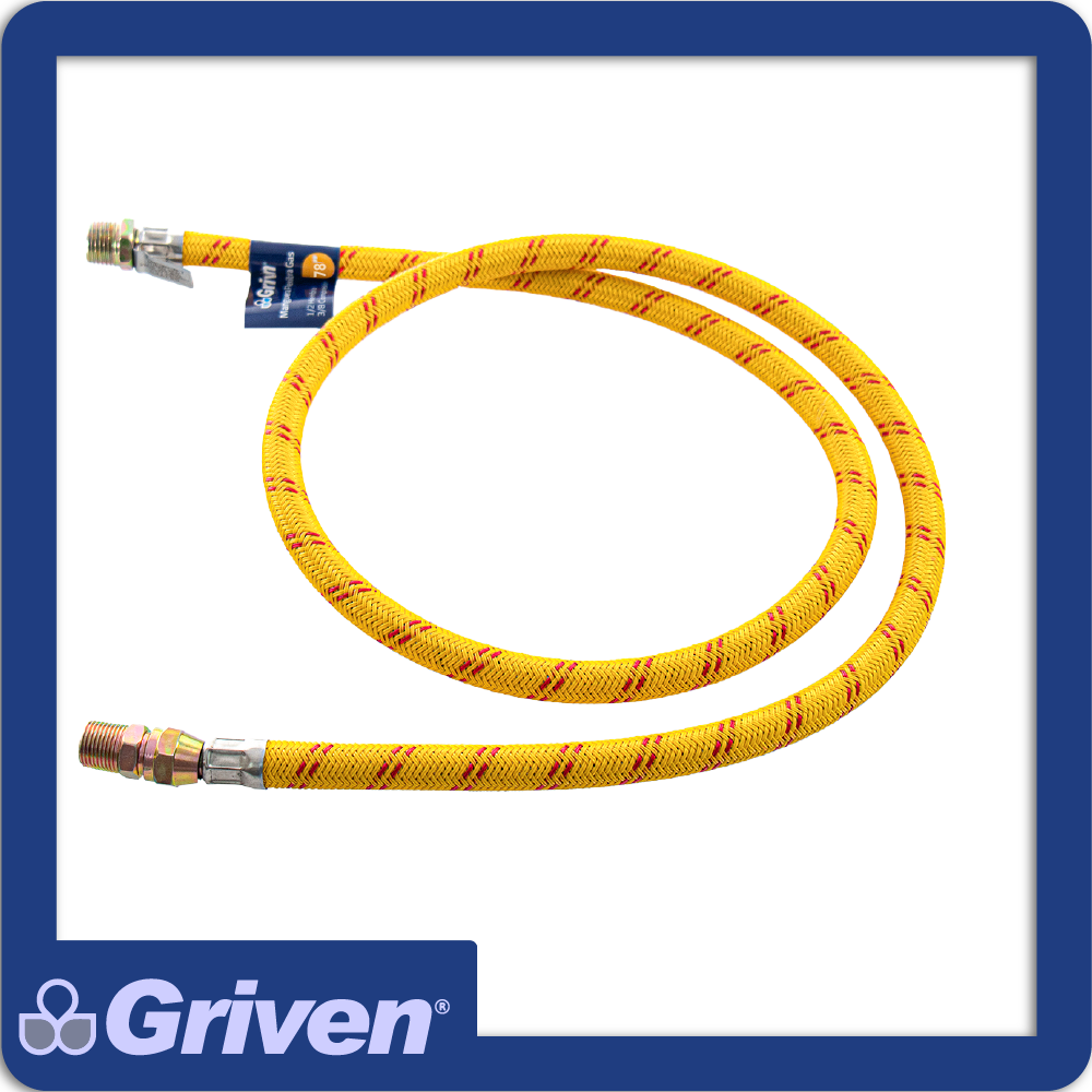 [A367-GH200] Manguera para estufa y horno de gas 1/2 p hx3/8 p c-78 p largo