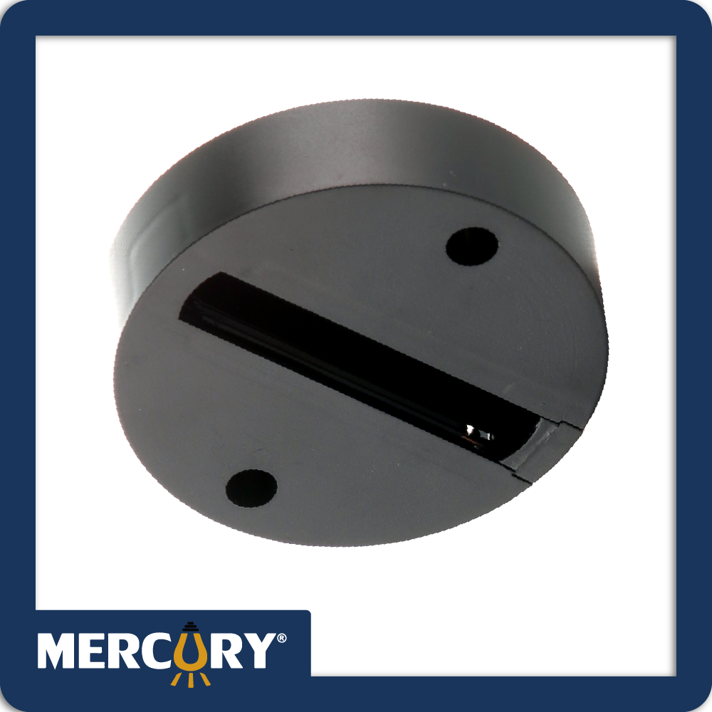 Base p-sobreponer spot negro 10w-20w-30w