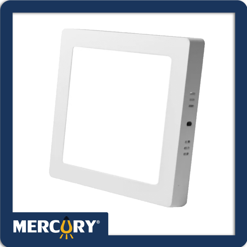 Panel led sobreponer 18w 8" blanco cuadrado