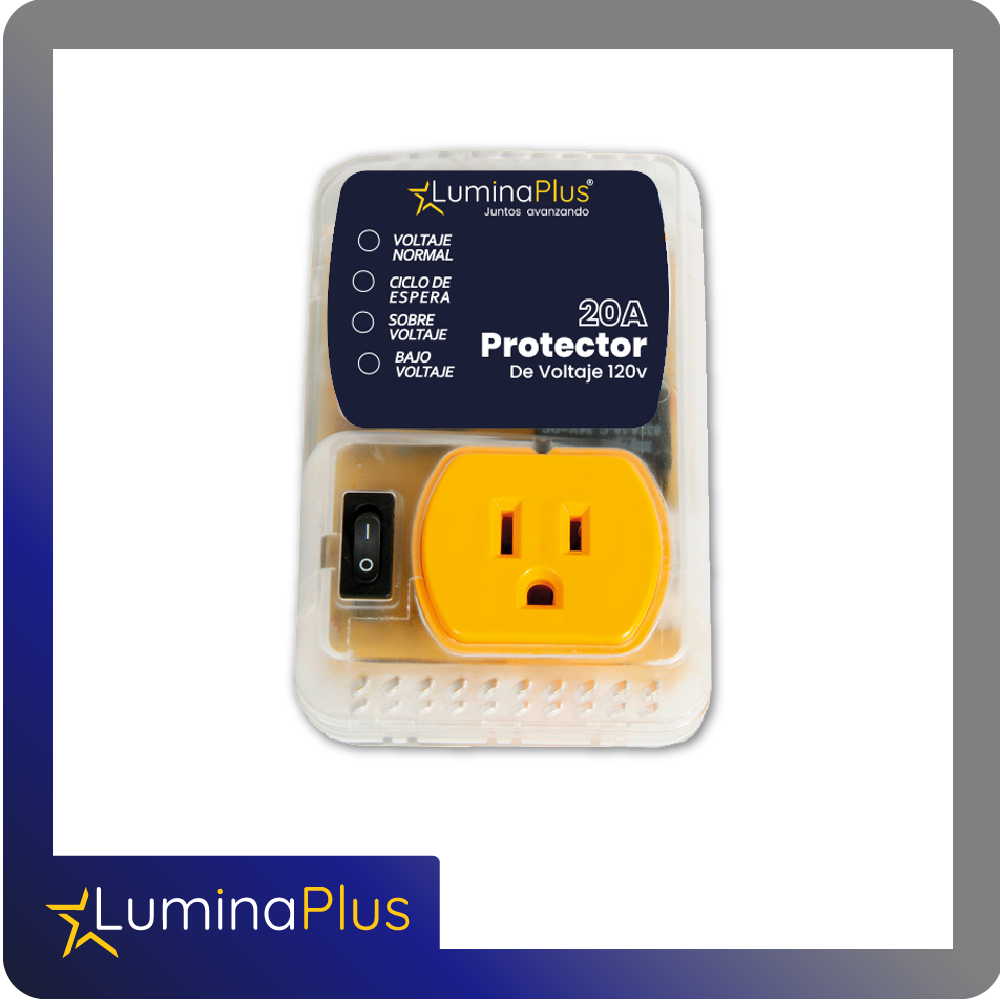 Protector de voltaje 20a 4400w 120v ac blister