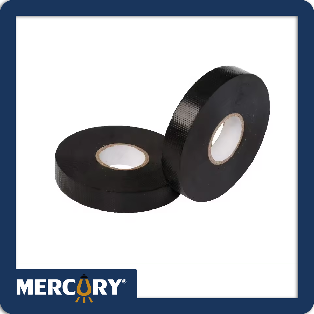 Cinta aislante autofundente alto voltaje negra 9.1m