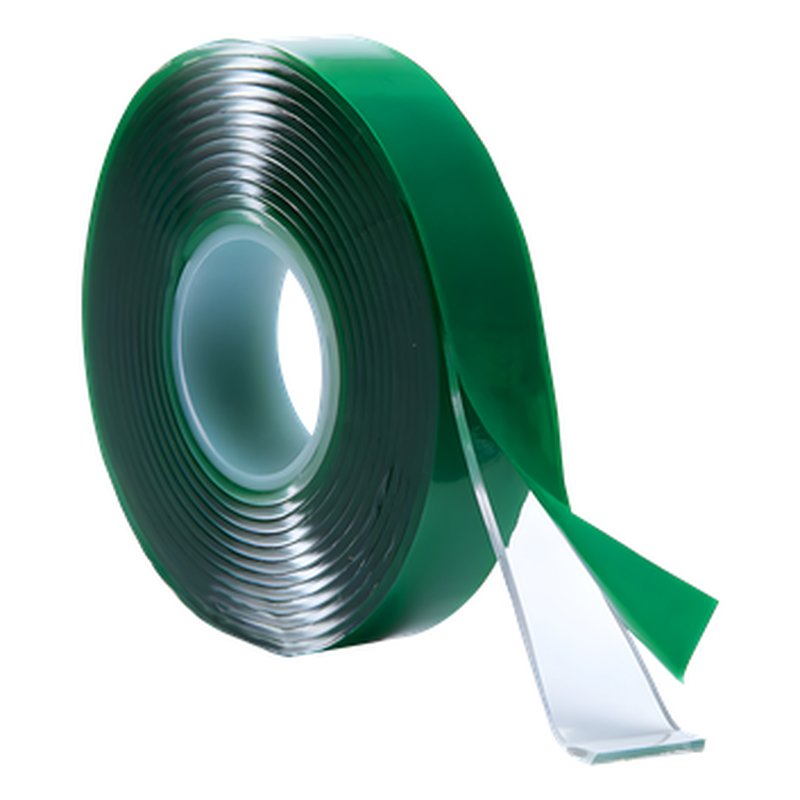 Cinta doble faz transparente 3/4" rollo*2m profesional