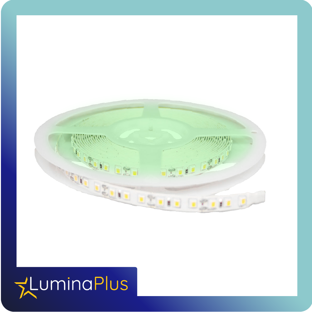 cinta led luminaplus 12v 5050 ip20 verde rollo*5m