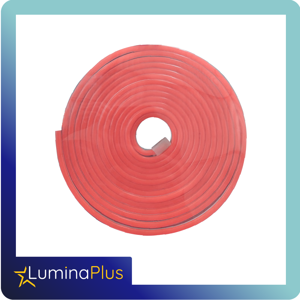 [ICL109L] Cinta led neon flex luminaplus 12v rollo x5m roja