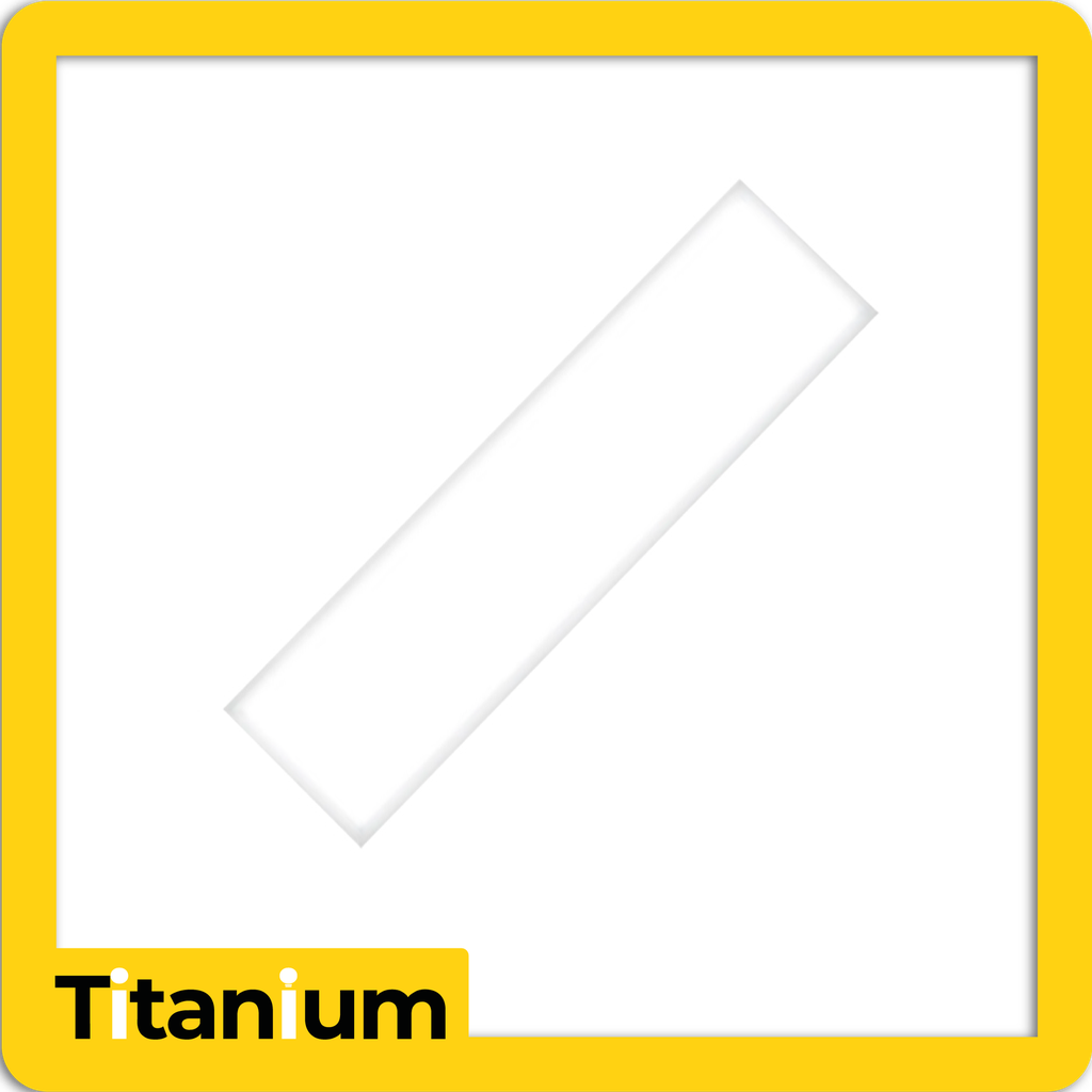 Panel led titanium 120x30 48w 6500k