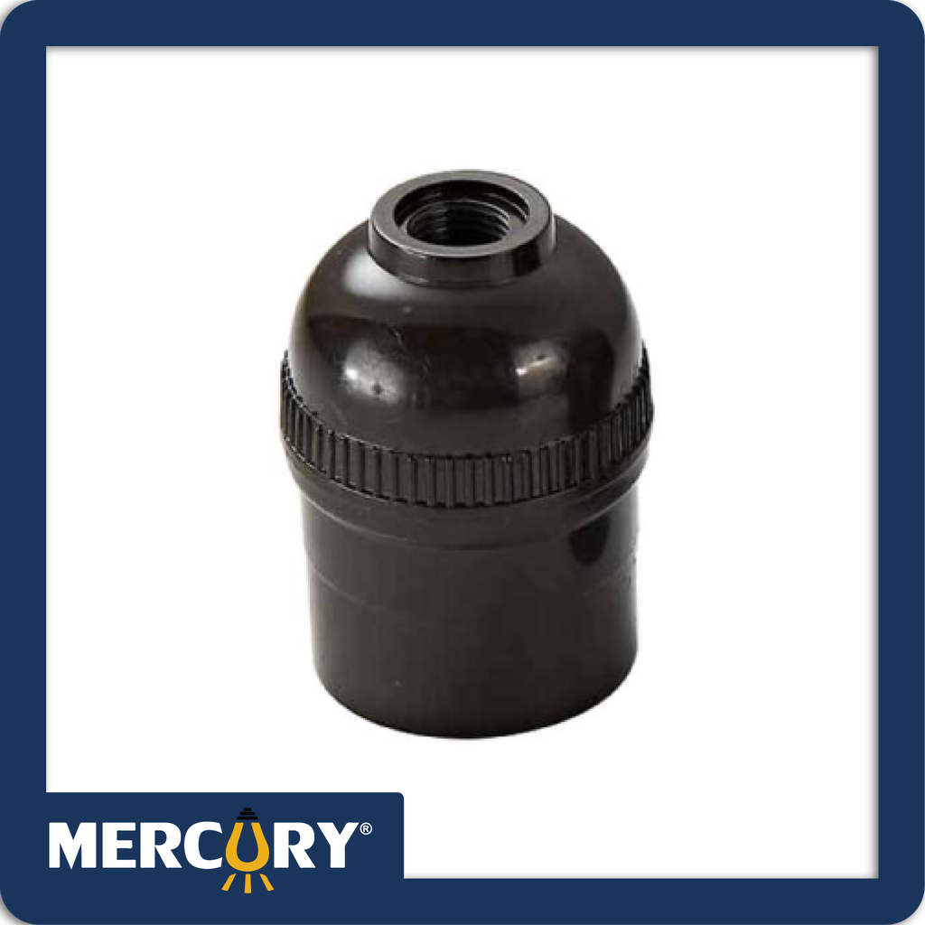 Portalampara baquelita e27 negro