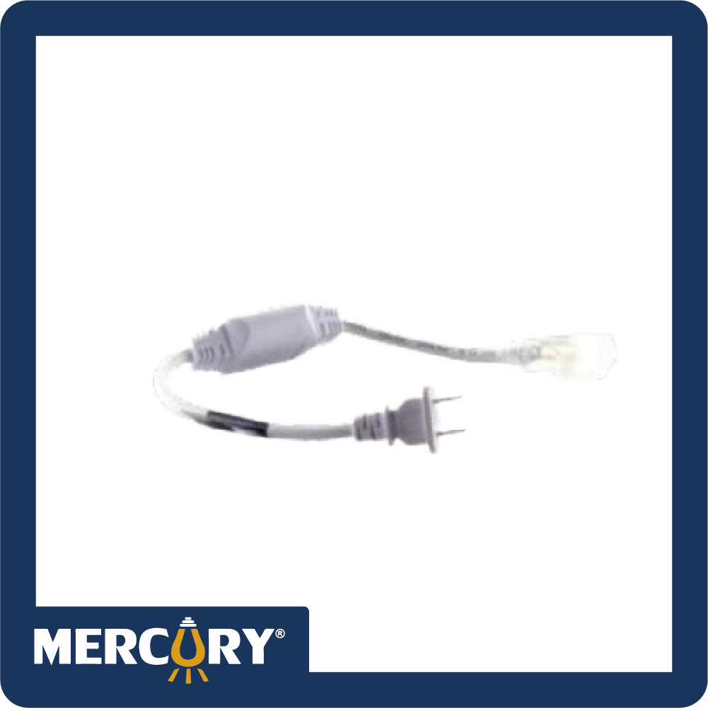 Conector con clavija para cinta Neonflex led ultrathin 120v
