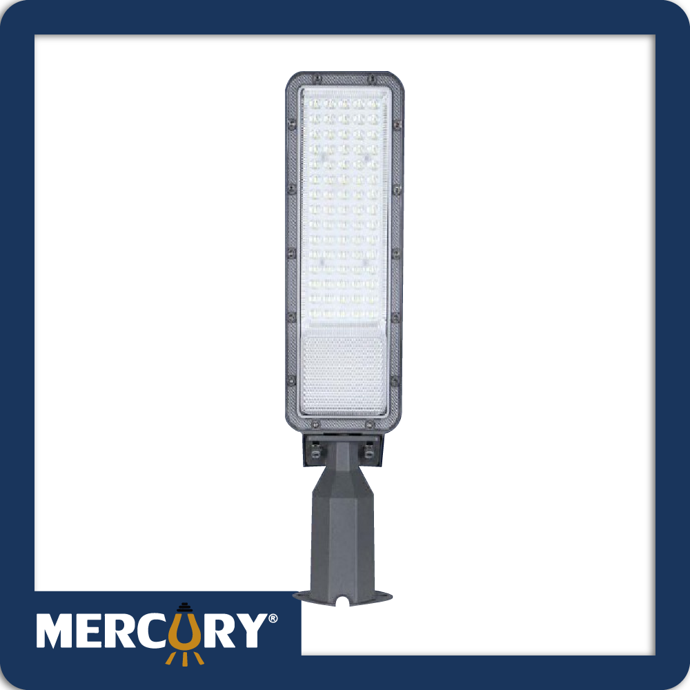 Luminaria led exterior monza 100w 6500k fotocelda azul / desmontable