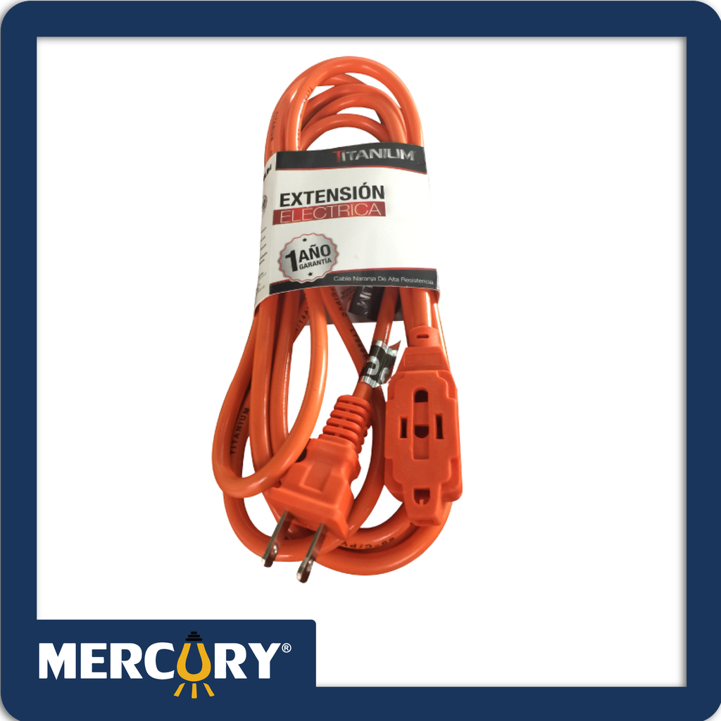 [ECA98] Extension electrica naranja 8m