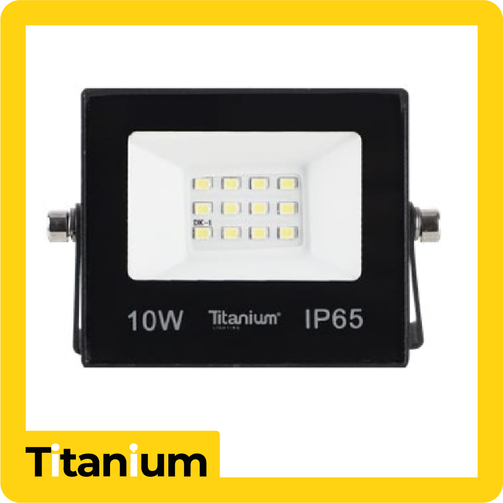 Reflector led tipo tableta titanium 10w 6500k