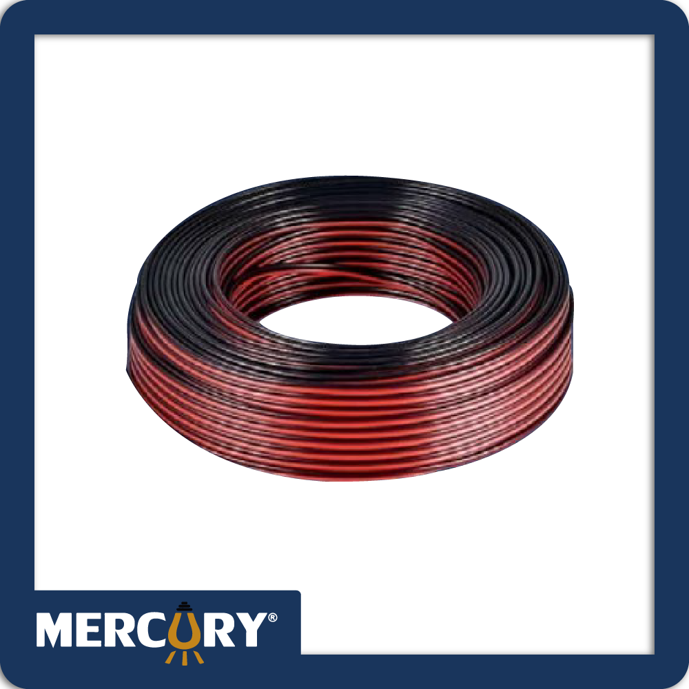 Cable duplex rojo/negro cca 2x18 awg rollo x 100m