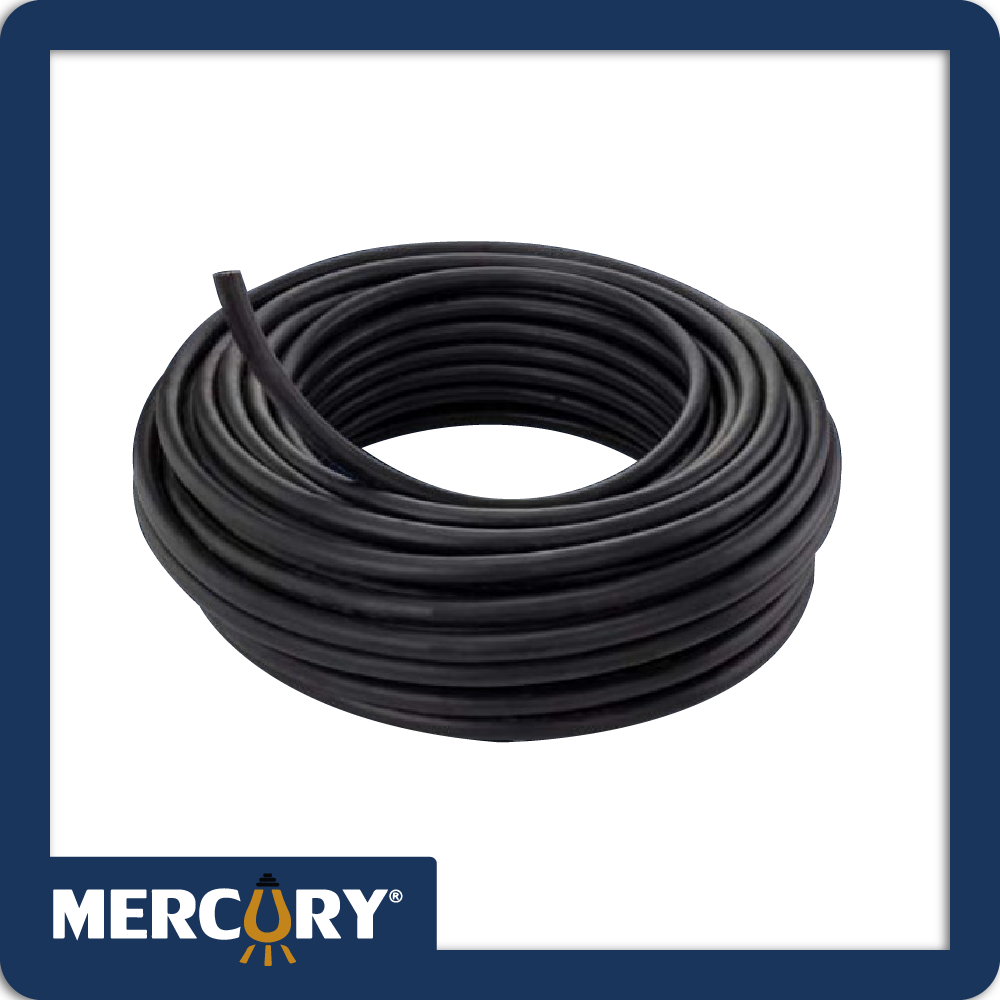 [ECE08-C] Cable encauchetado negro thhw 2x14 awg cca rollo x 100m