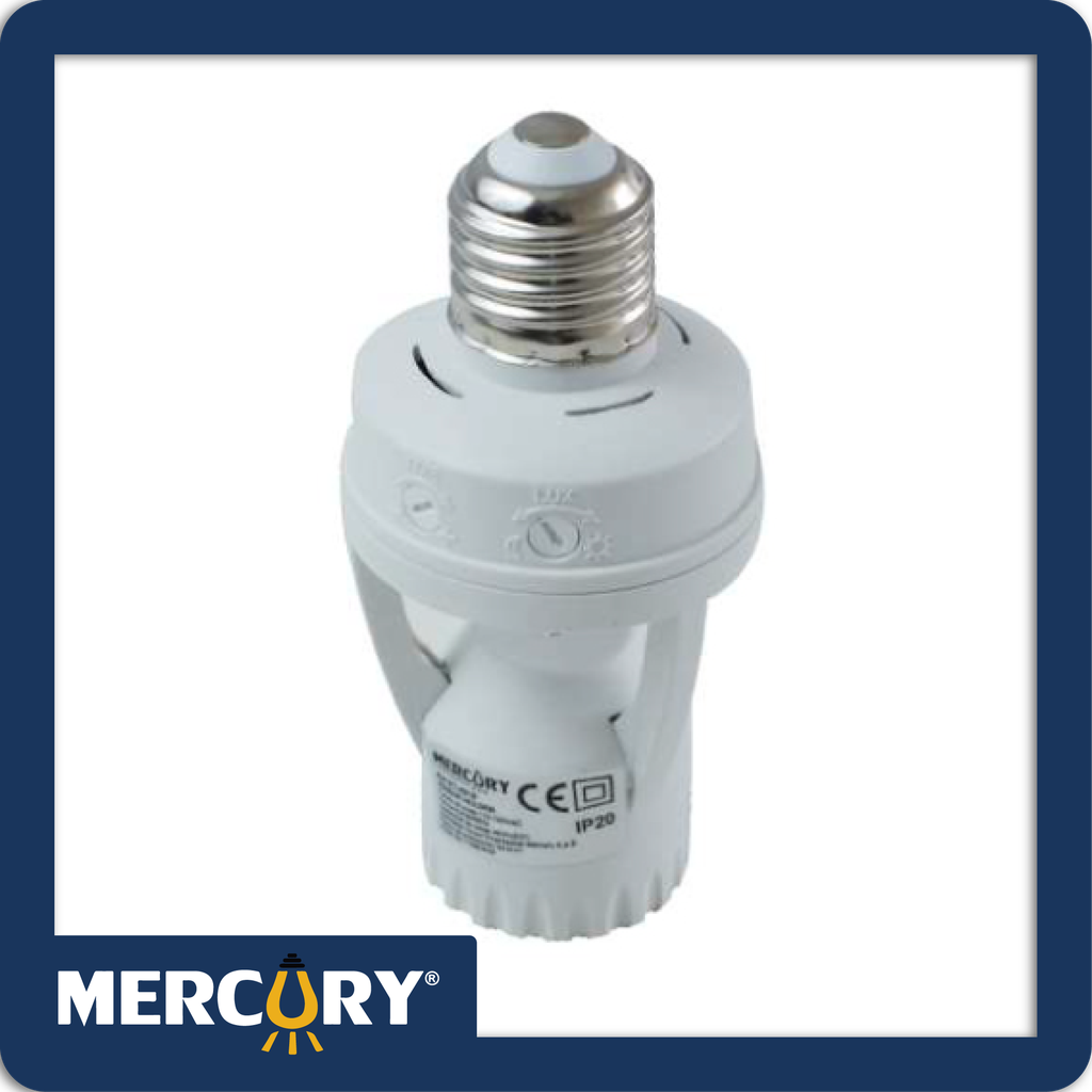 Sensor roseta e27 mercury