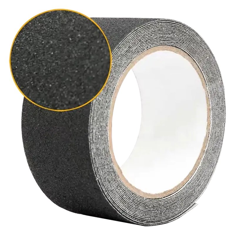 Cinta antideslizante negra 2" rollo*5m profesional