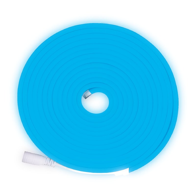 Neonflex led ultrathin (5*11mm) azul 120v/c-10cm bolsa*5m