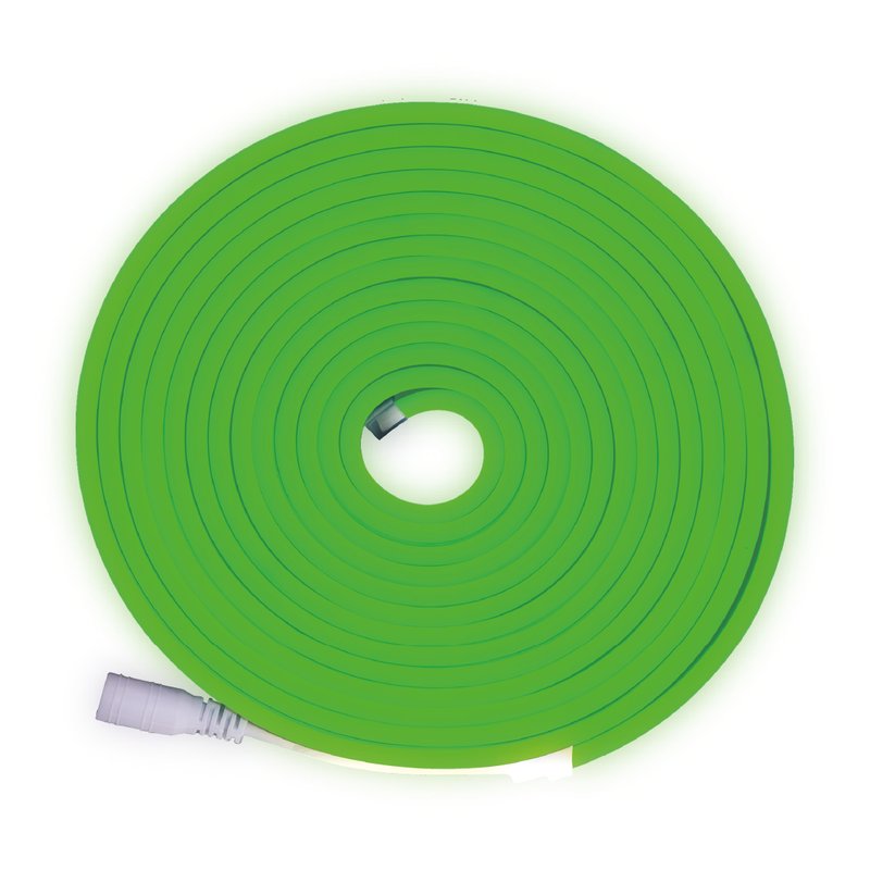 Neonflex led ultrathin (5*11mm) verde 120v/c-10cm bolsa*5m