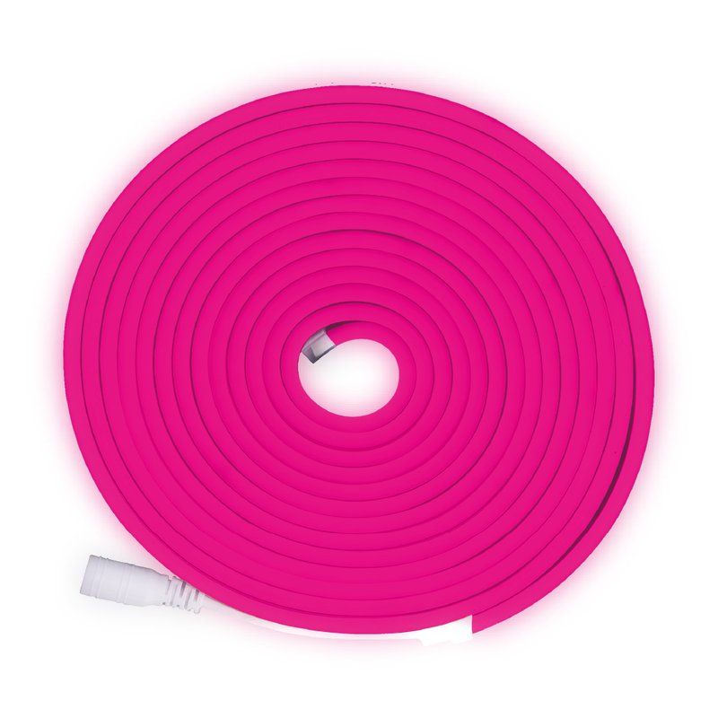 Neonflex led ultrathin (5*11mm) fucsia 120v/c-10cm bolsa*5m