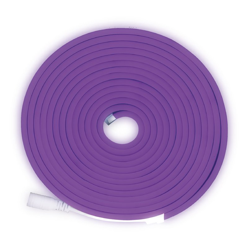 Neonflex led ultrathin (5*11mm) purpura 120v/c-10cm bolsa*5m