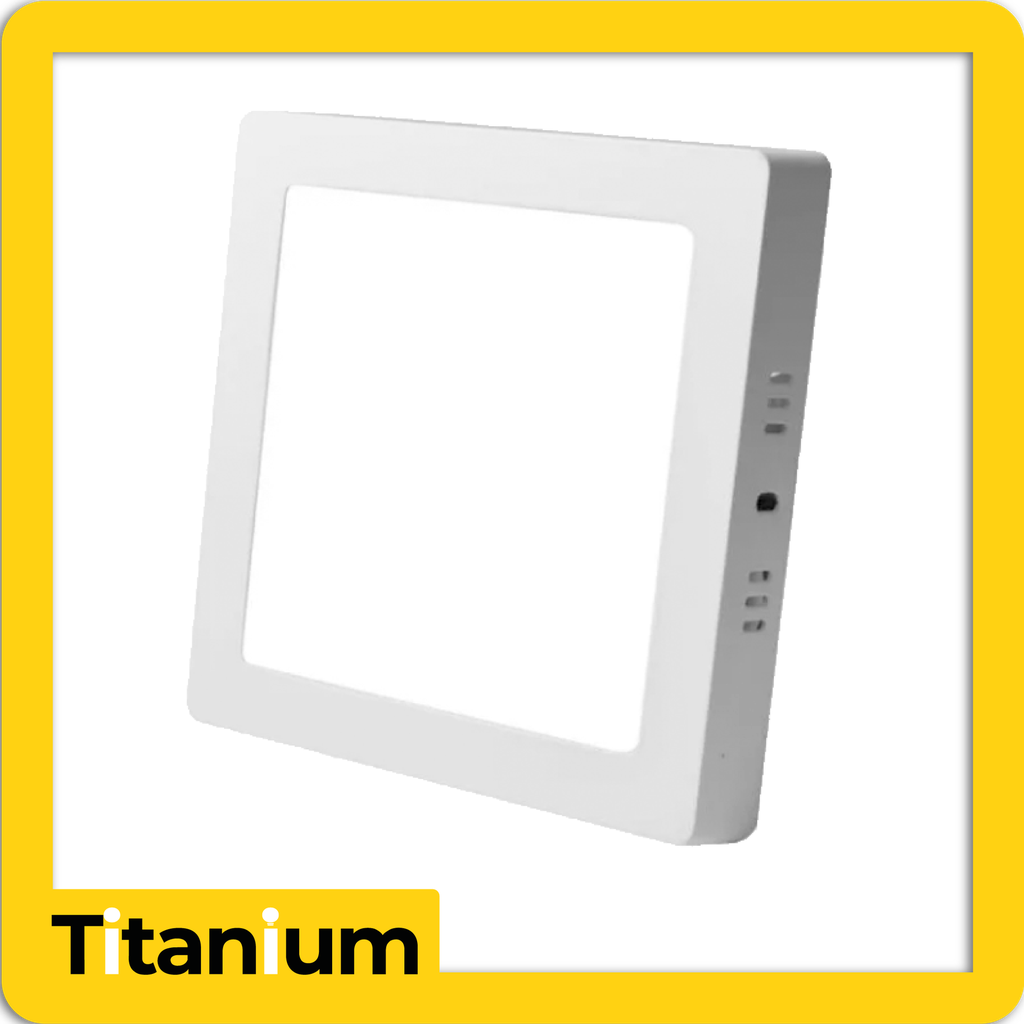 Panel led titanium sobreponer 24w 10" 6500k/cuadrado