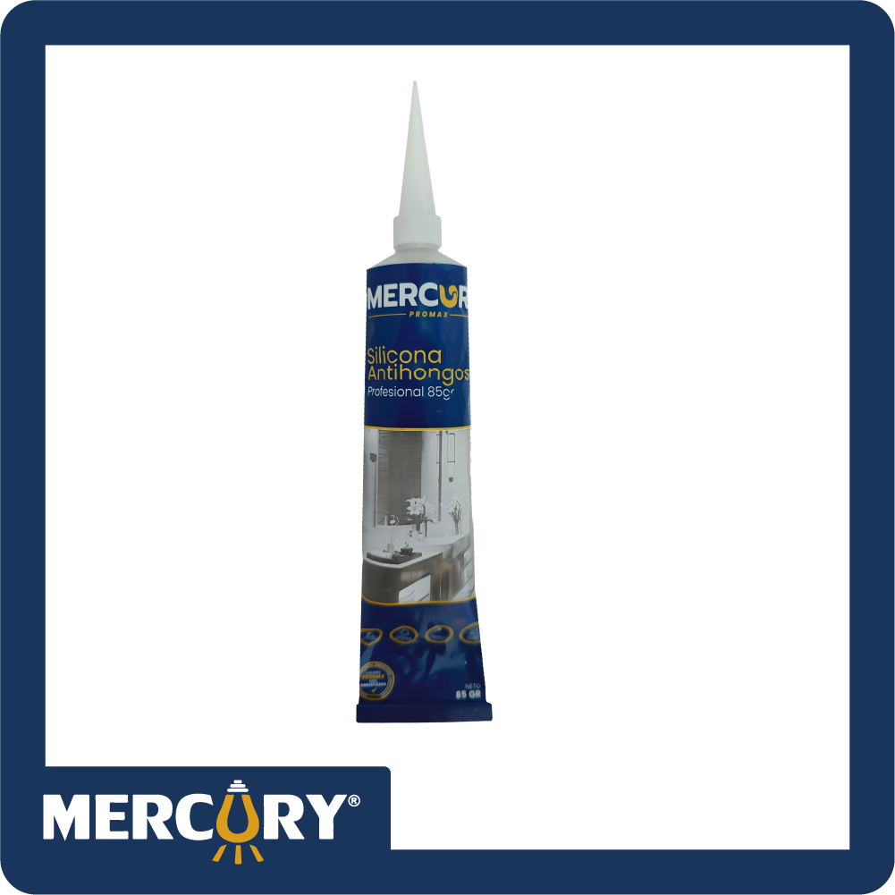 [FVR25] Silicona antihongos blister 85gr blanca mercury