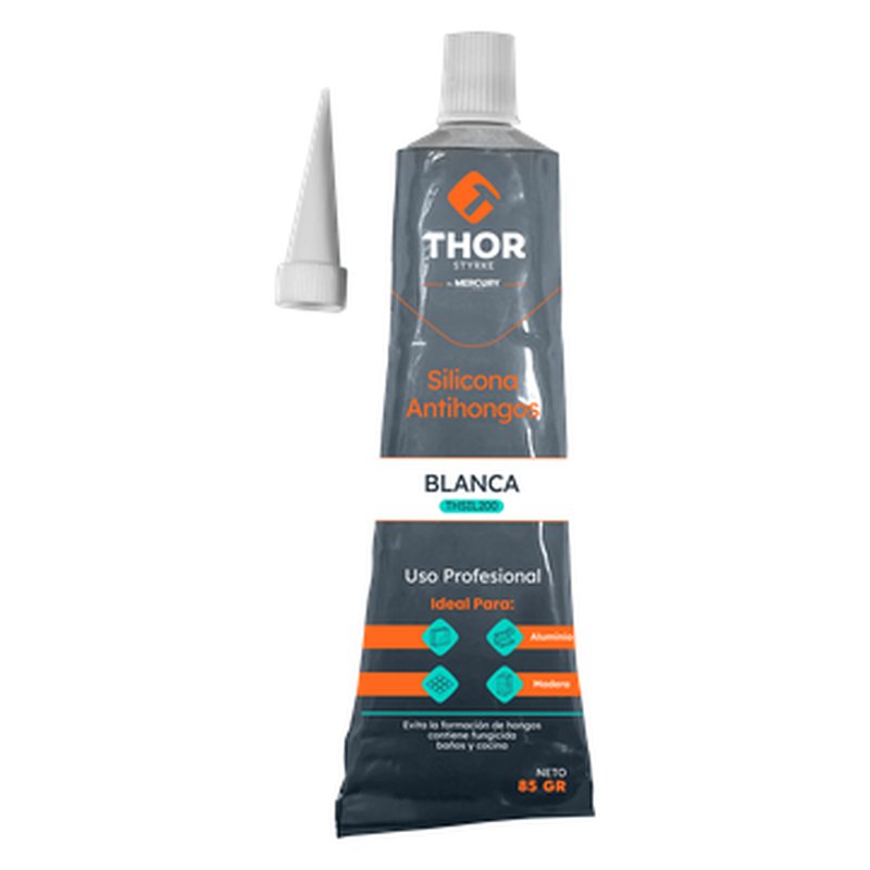 Silicona antihongos blister 85gr blanca thor